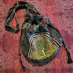 Embroidered hand made purse   by Earthdivas/Fair Trade Made.